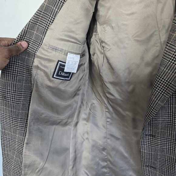 Ralph Ralph Lauren Blazer Sports Coat Men 40T Silk Wool Pinstripe Exellcent - Picture 9 of 15